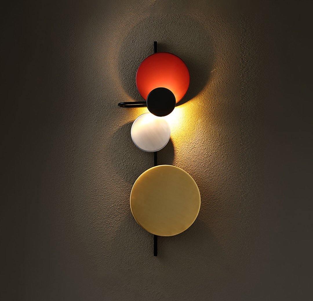 Lustra Wall Lamp Magnetic Discs Artistic - Letslighting