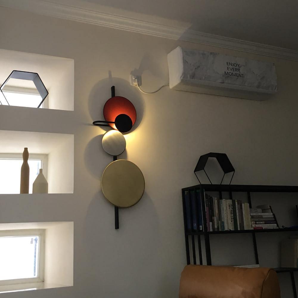 Lustra Wall Lamp Magnetic Discs Artistic - Letslighting