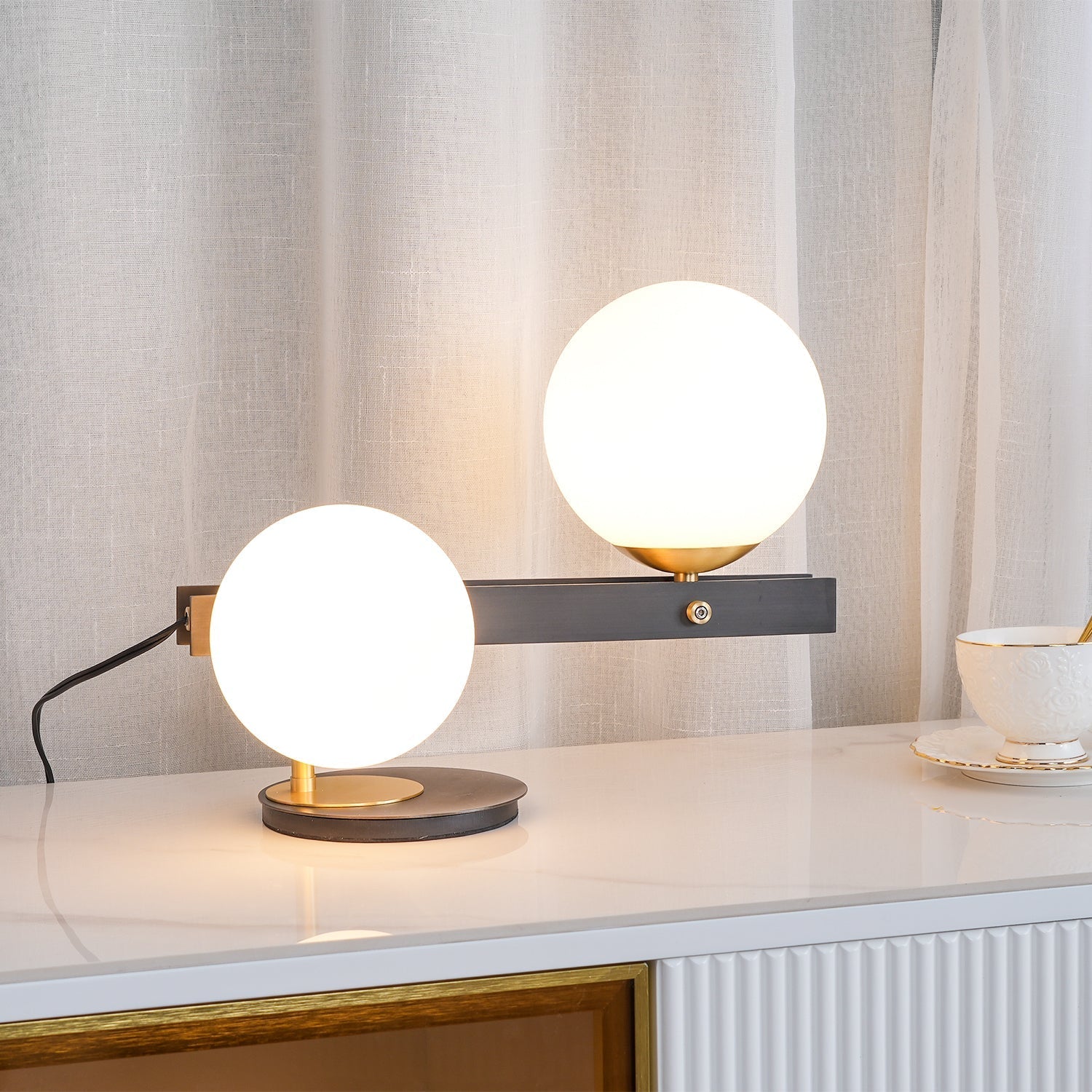 Liora Contemporary Glass Table Lamp - Letslighting