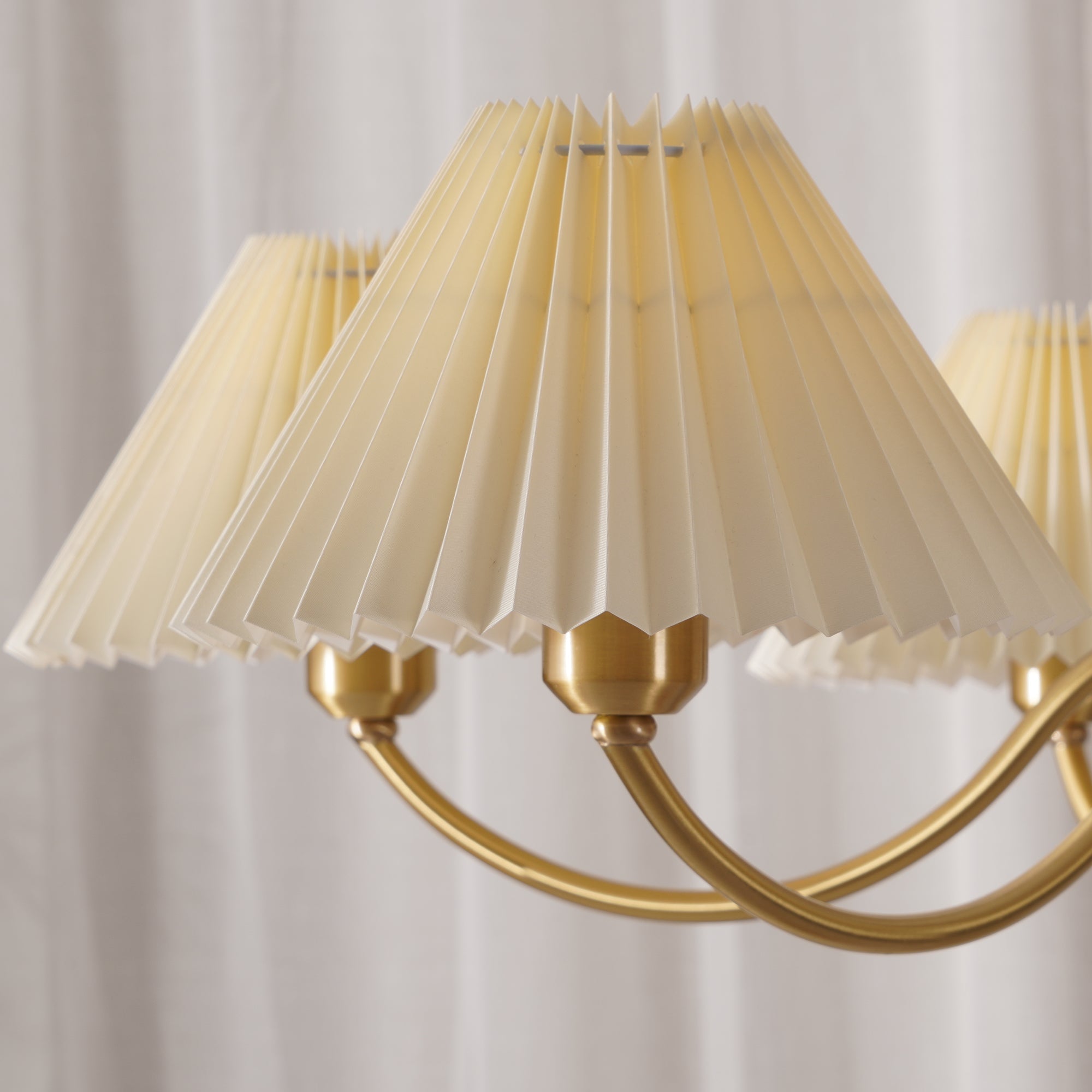 Muto Pleated Chandelier Fabric