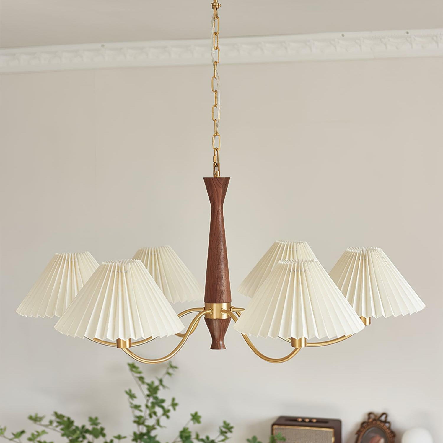 Muto Pleated Chandelier Fabric