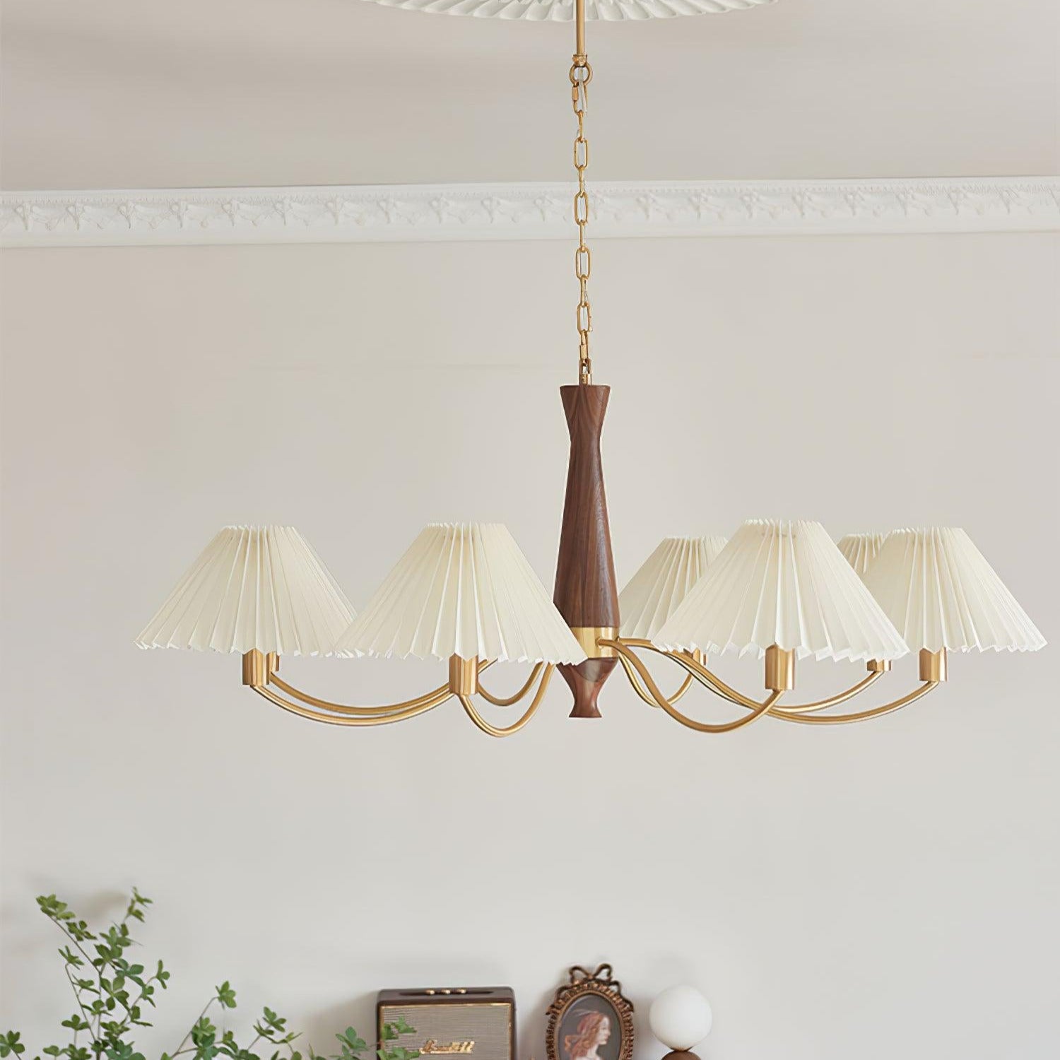 Muto Pleated Chandelier Fabric