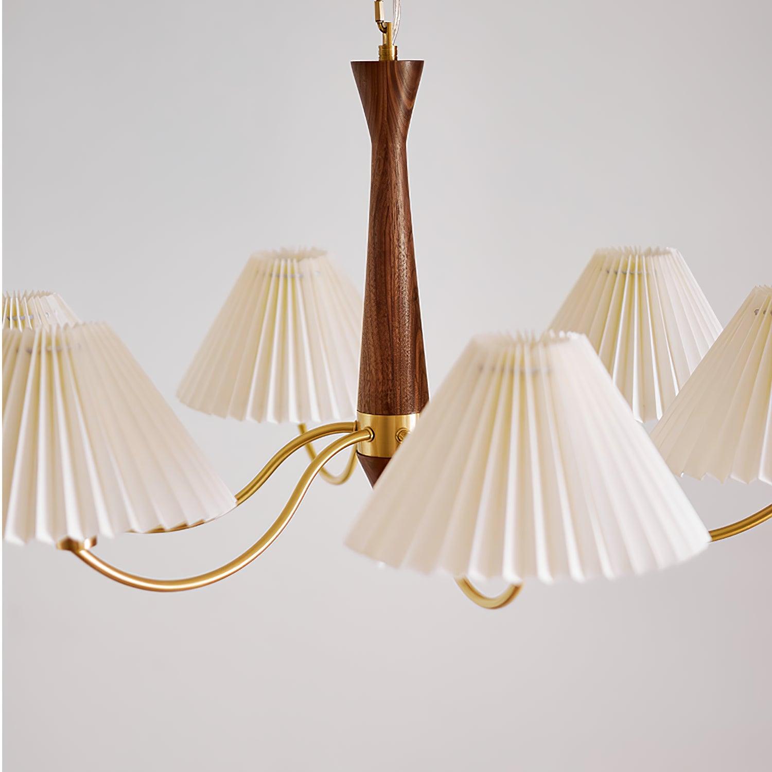 Muto Pleated Chandelier Fabric
