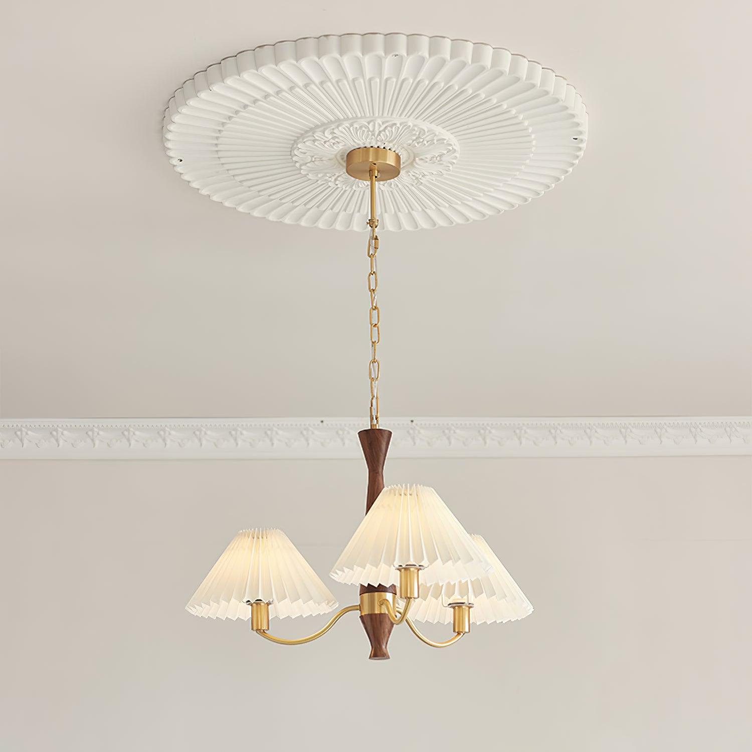 Muto Pleated Chandelier Fabric