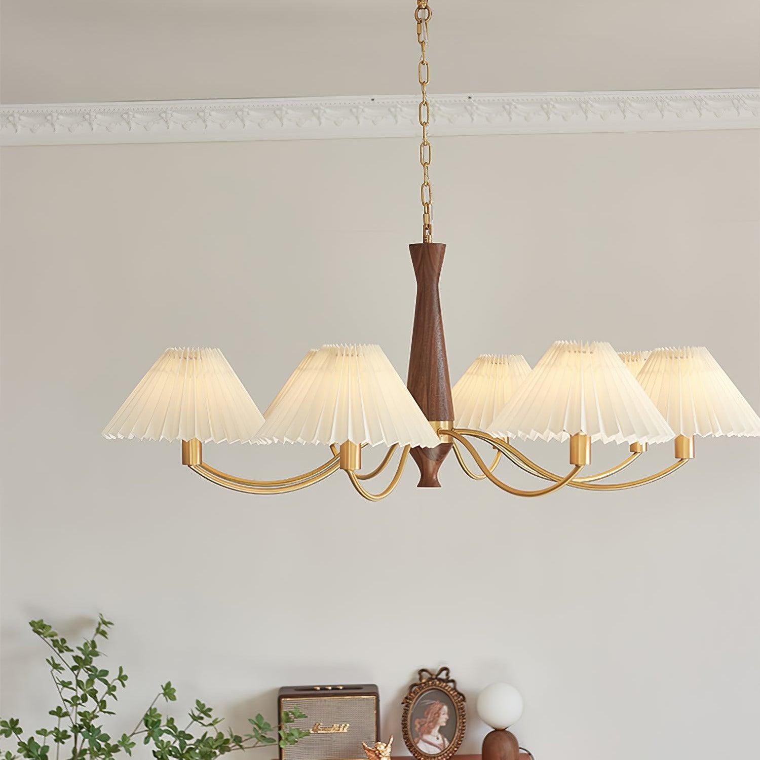 Muto Pleated Chandelier Fabric