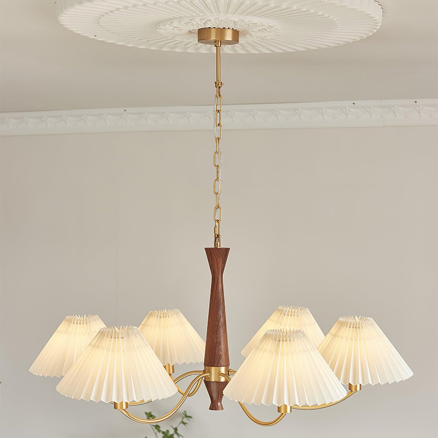 Muto Pleated Chandelier Fabric