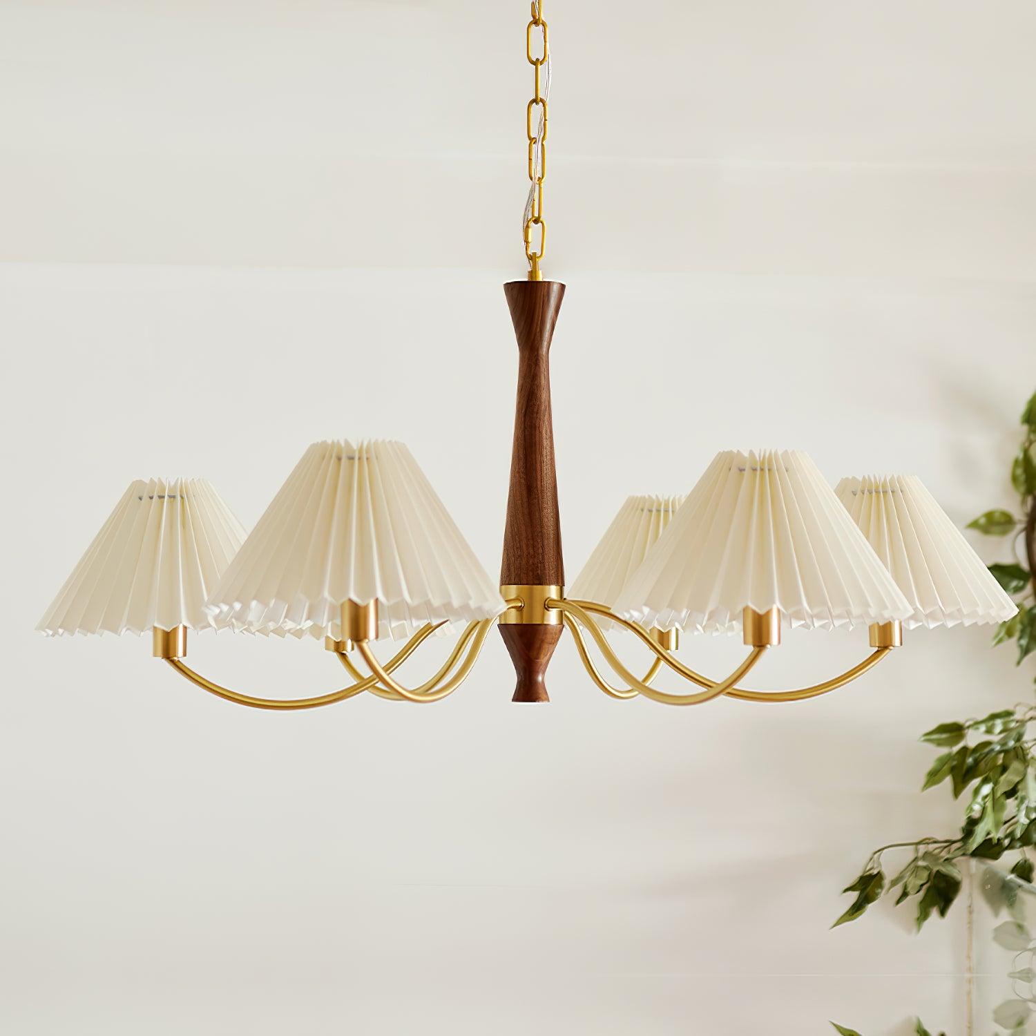 Muto Pleated Chandelier Fabric