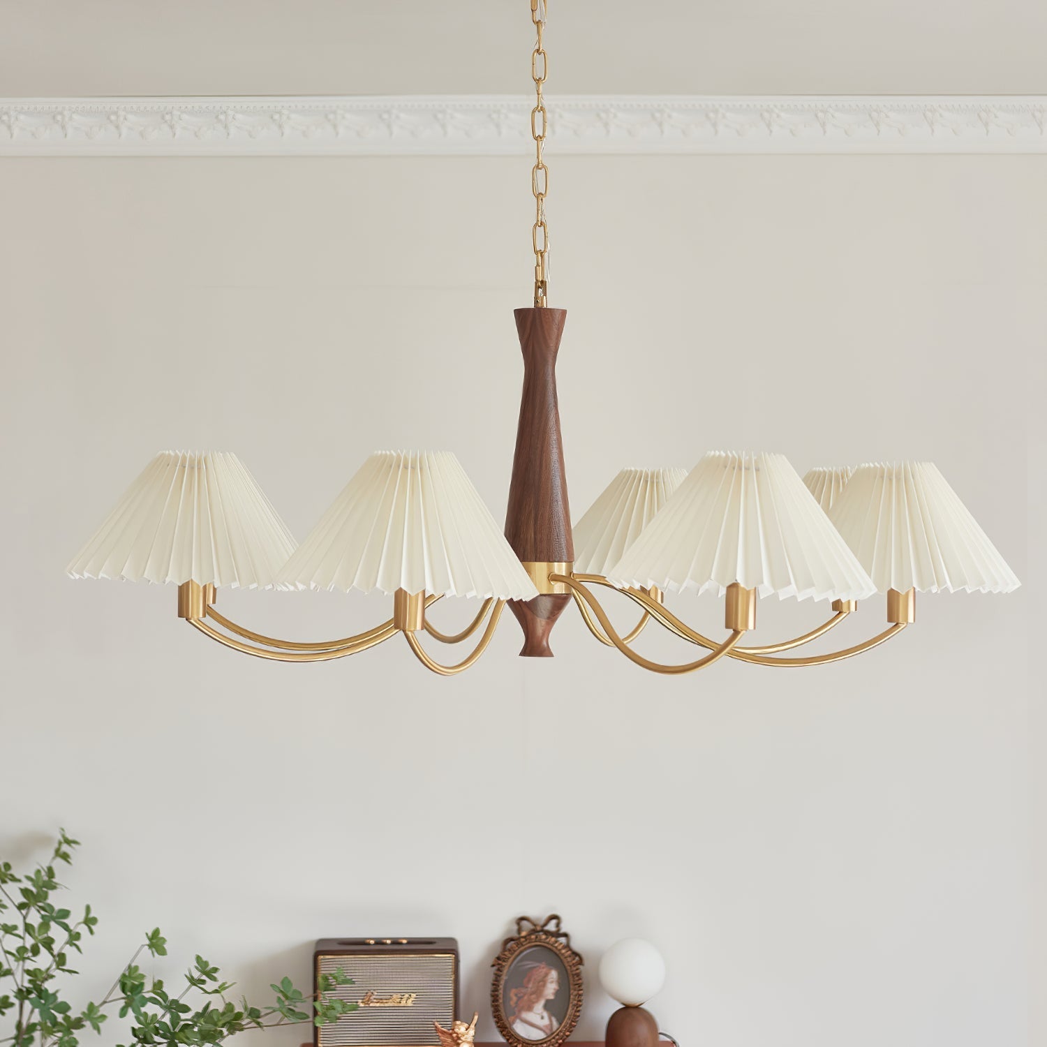 Muto Pleated Chandelier Fabric