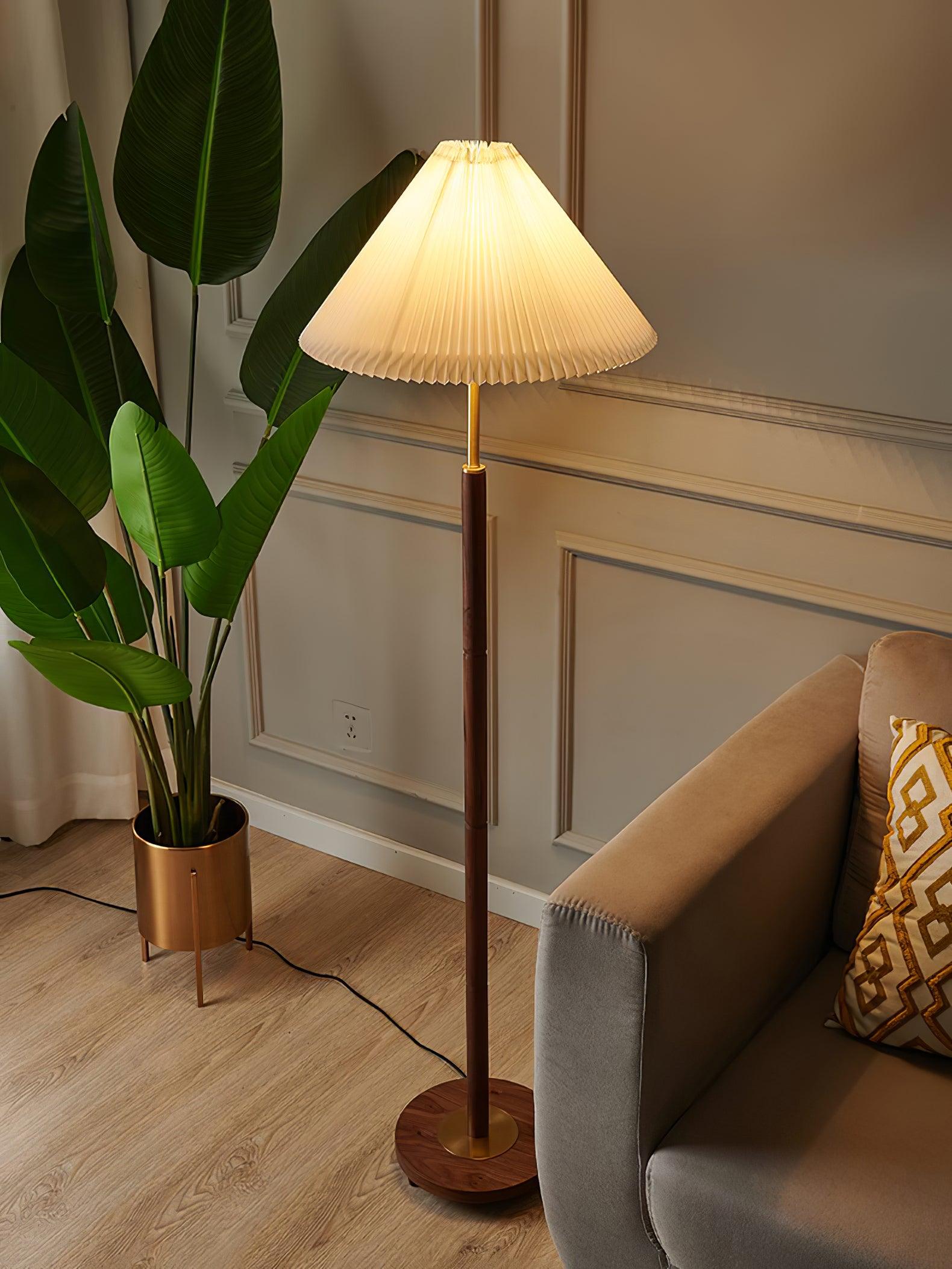 Cary Minimalist Wood Floor Lamp - Letslighting