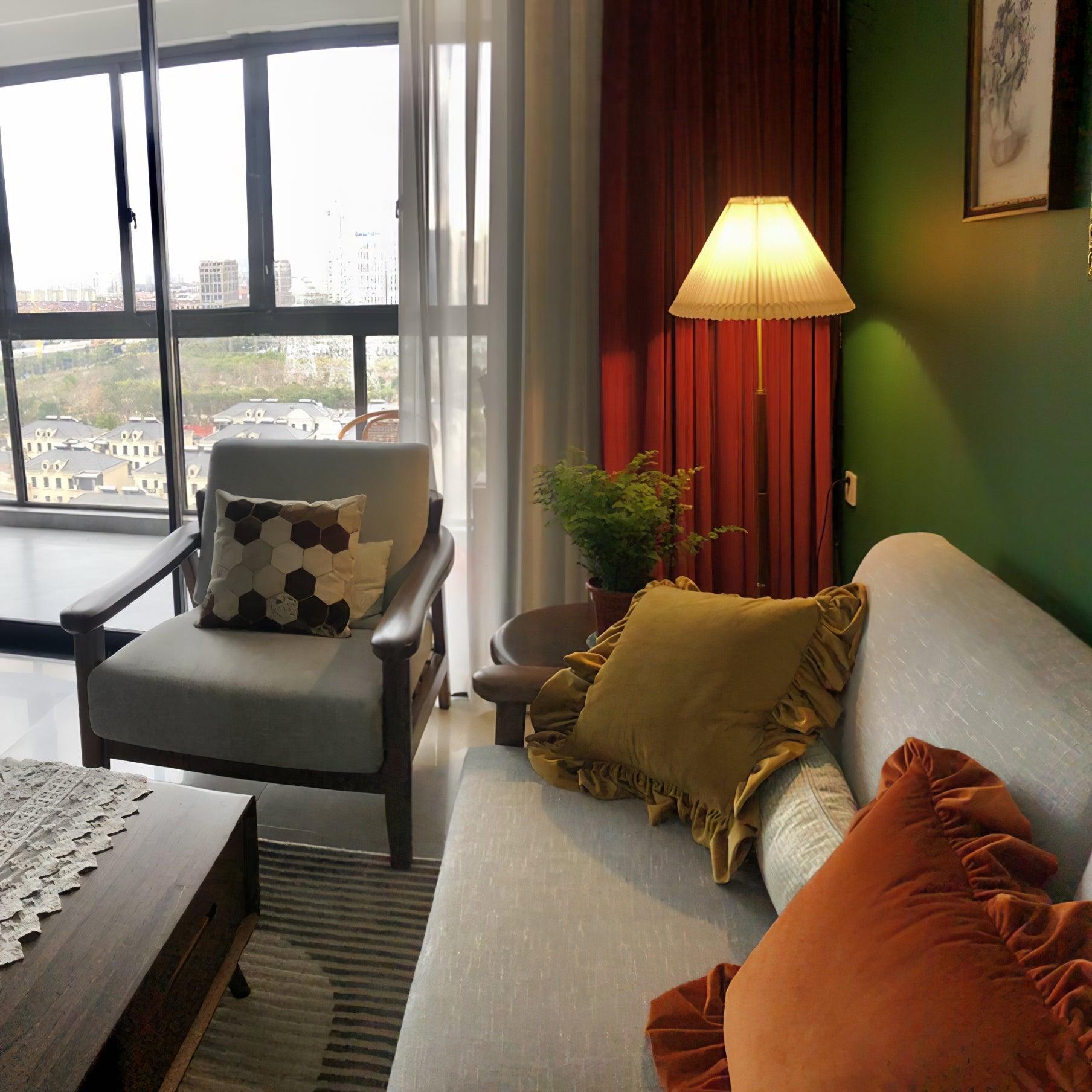 Cary Minimalist Wood Floor Lamp - Letslighting