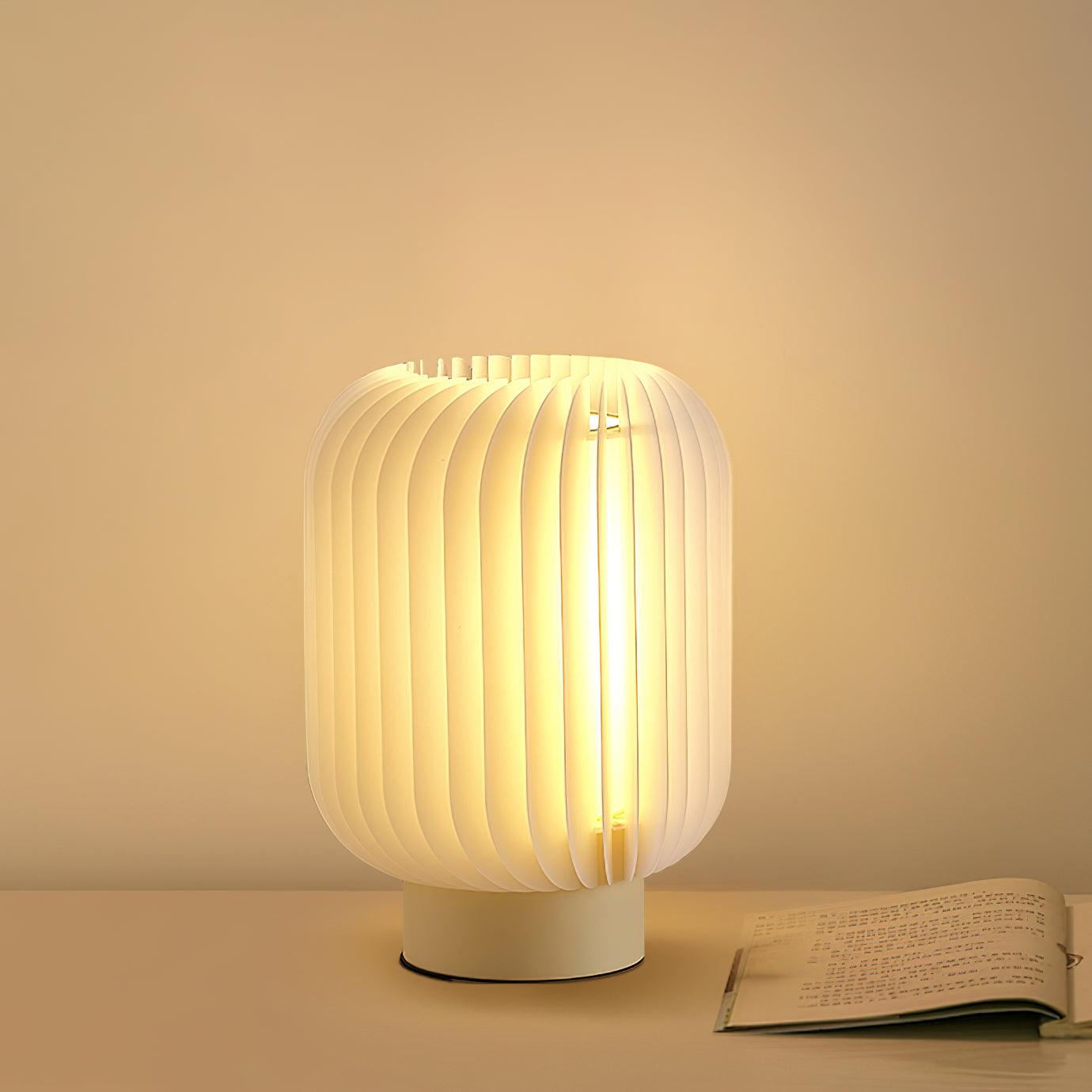 Strata Organic Pleated Table Lamp - Letslighting