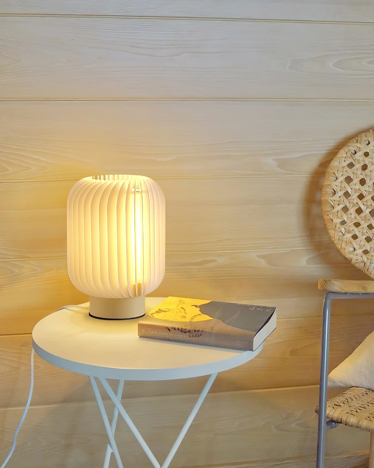 Strata Organic Pleated Table Lamp - Letslighting