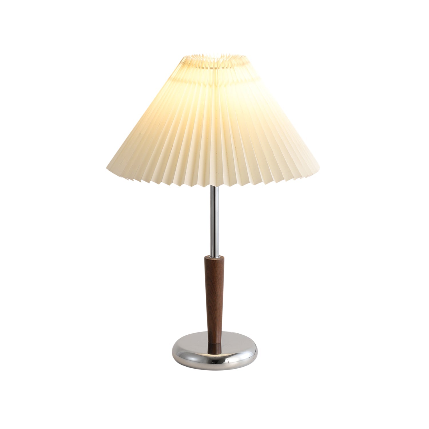Lynnea Modern Wood & Fabric Table Lamp