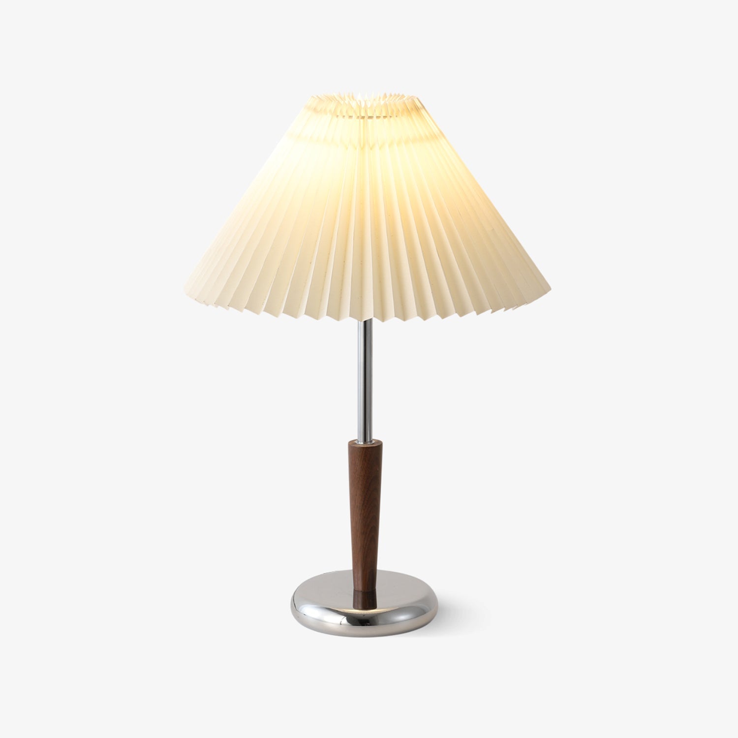 Lynnea Modern Wood & Fabric Table Lamp