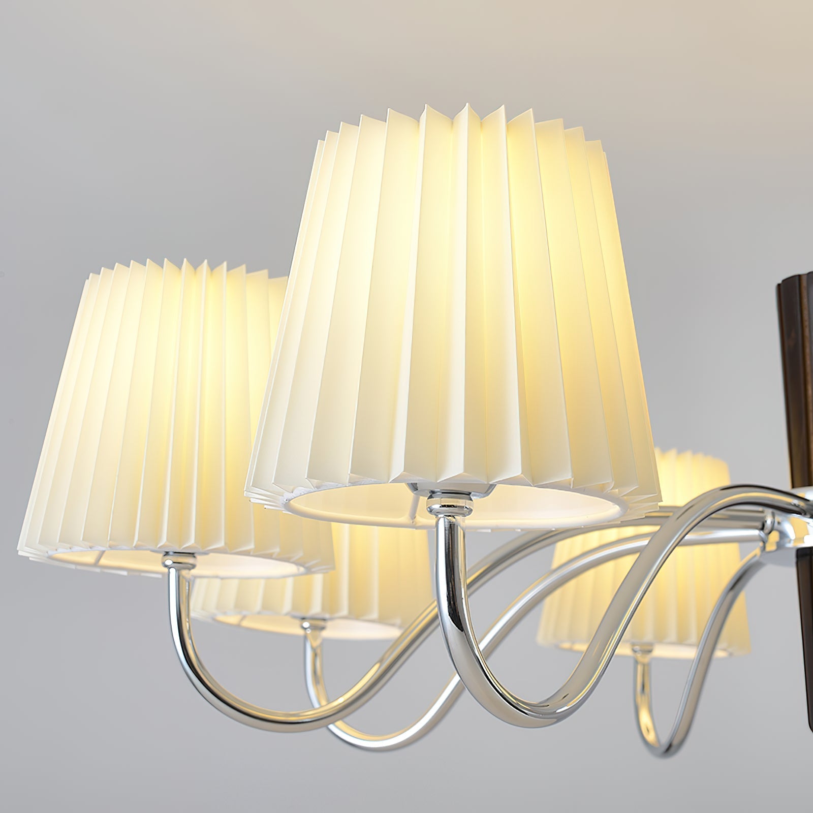 Aurora Chandelier Pleated Fabric Classic - Letslighting