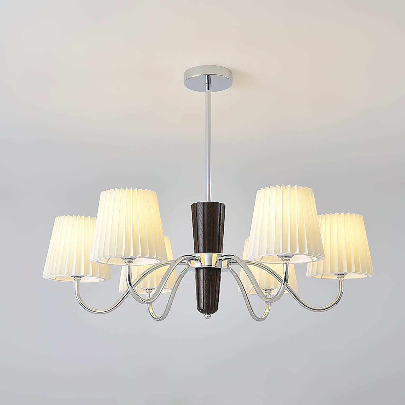 Aurora Chandelier Pleated Fabric Classic - Letslighting