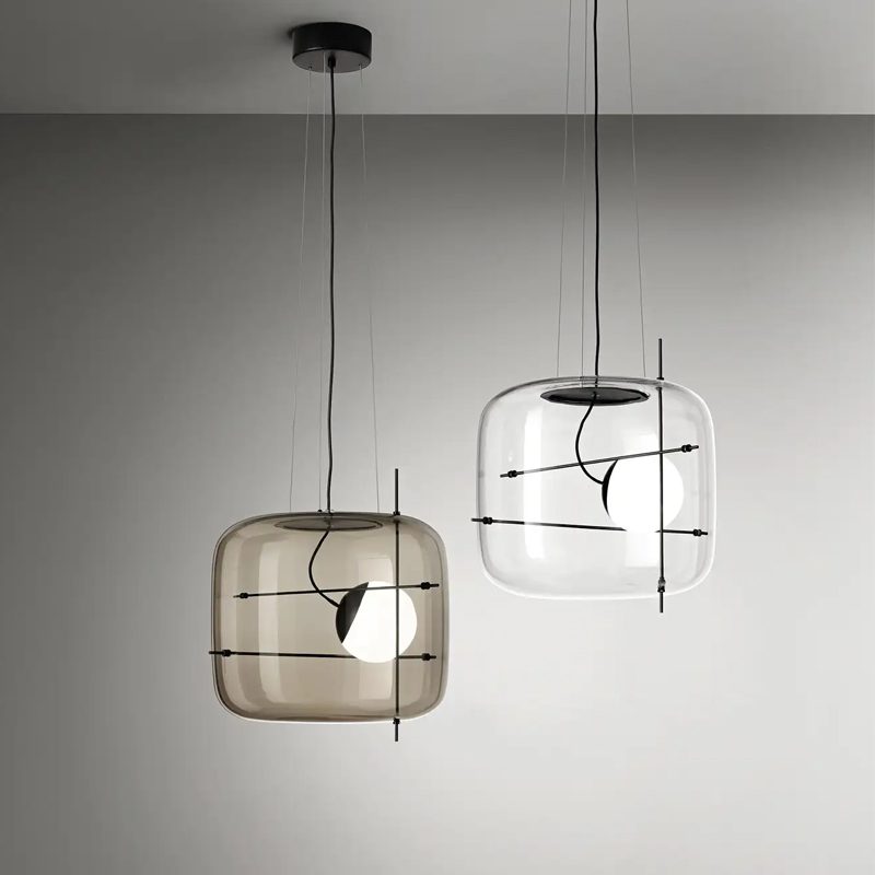 Lune Glass Contemporary Pendant Light - Letslighting