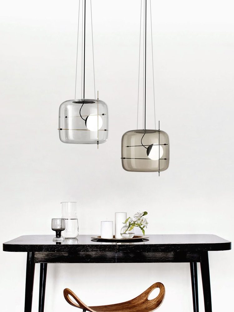 Lune Glass Contemporary Pendant Light - Letslighting