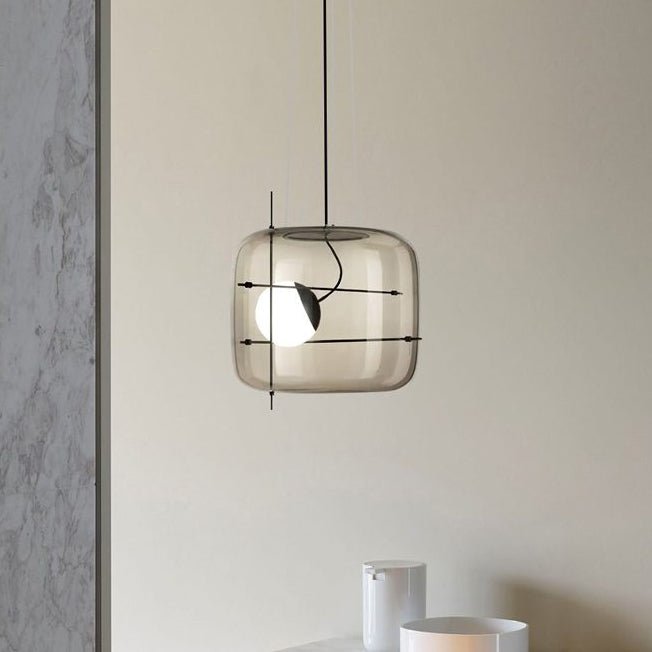 Lune Glass Contemporary Pendant Light - Letslighting