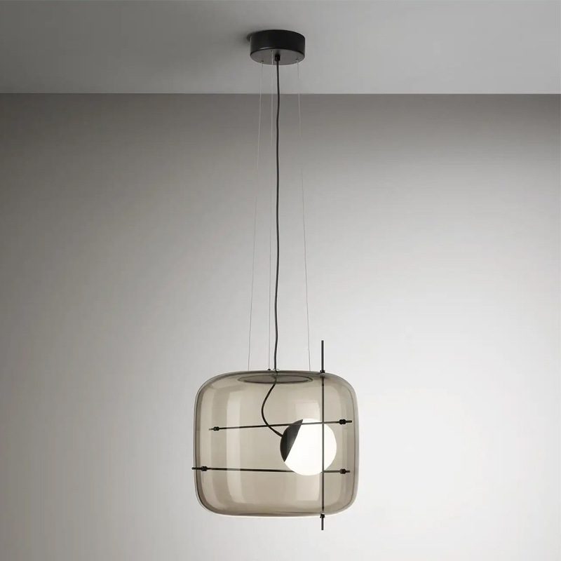 Lune Glass Contemporary Pendant Light - Letslighting