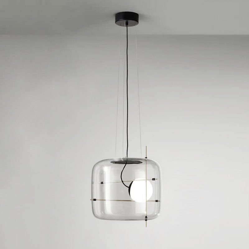 Lune Glass Contemporary Pendant Light - Letslighting