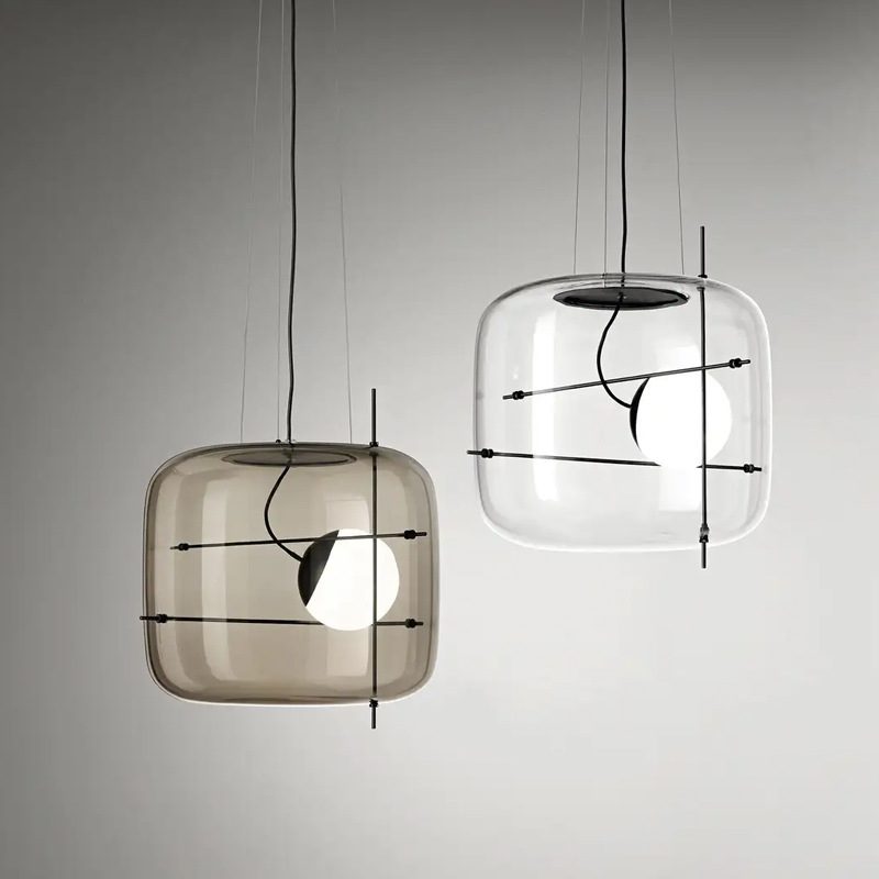 Lune Glass Contemporary Pendant Light - Letslighting