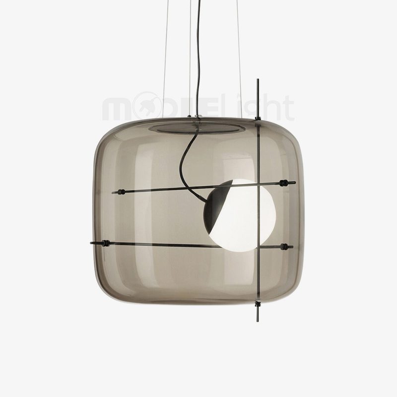 Lune Glass Contemporary Pendant Light - Letslighting