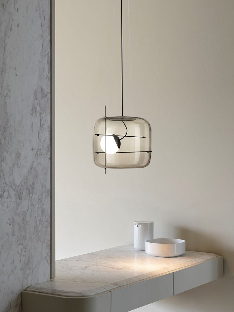 Lune Glass Contemporary Pendant Light - Letslighting