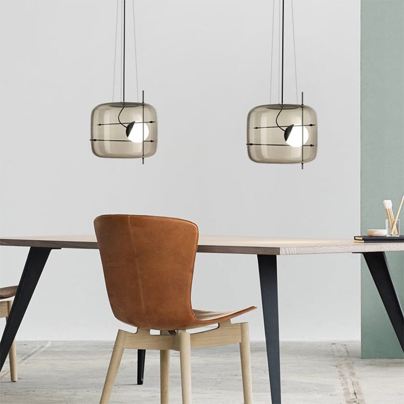 Lune Glass Contemporary Pendant Light - Letslighting
