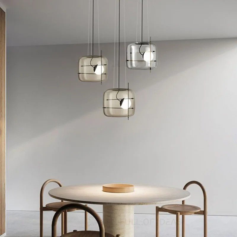 Lune Glass Contemporary Pendant Light - Letslighting