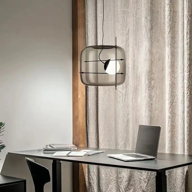 Lune Glass Contemporary Pendant Light - Letslighting