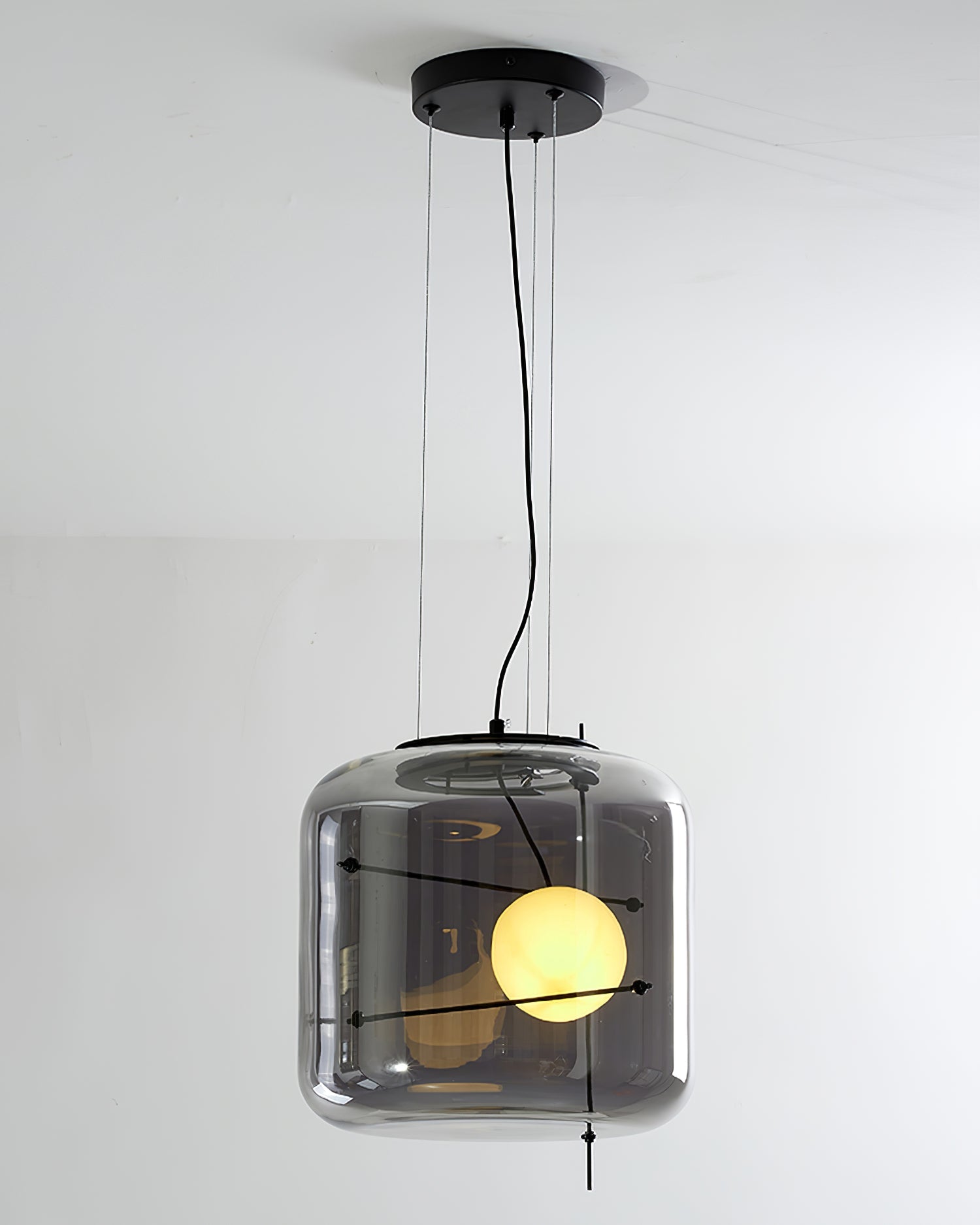Lune Glass Contemporary Pendant Light - Letslighting