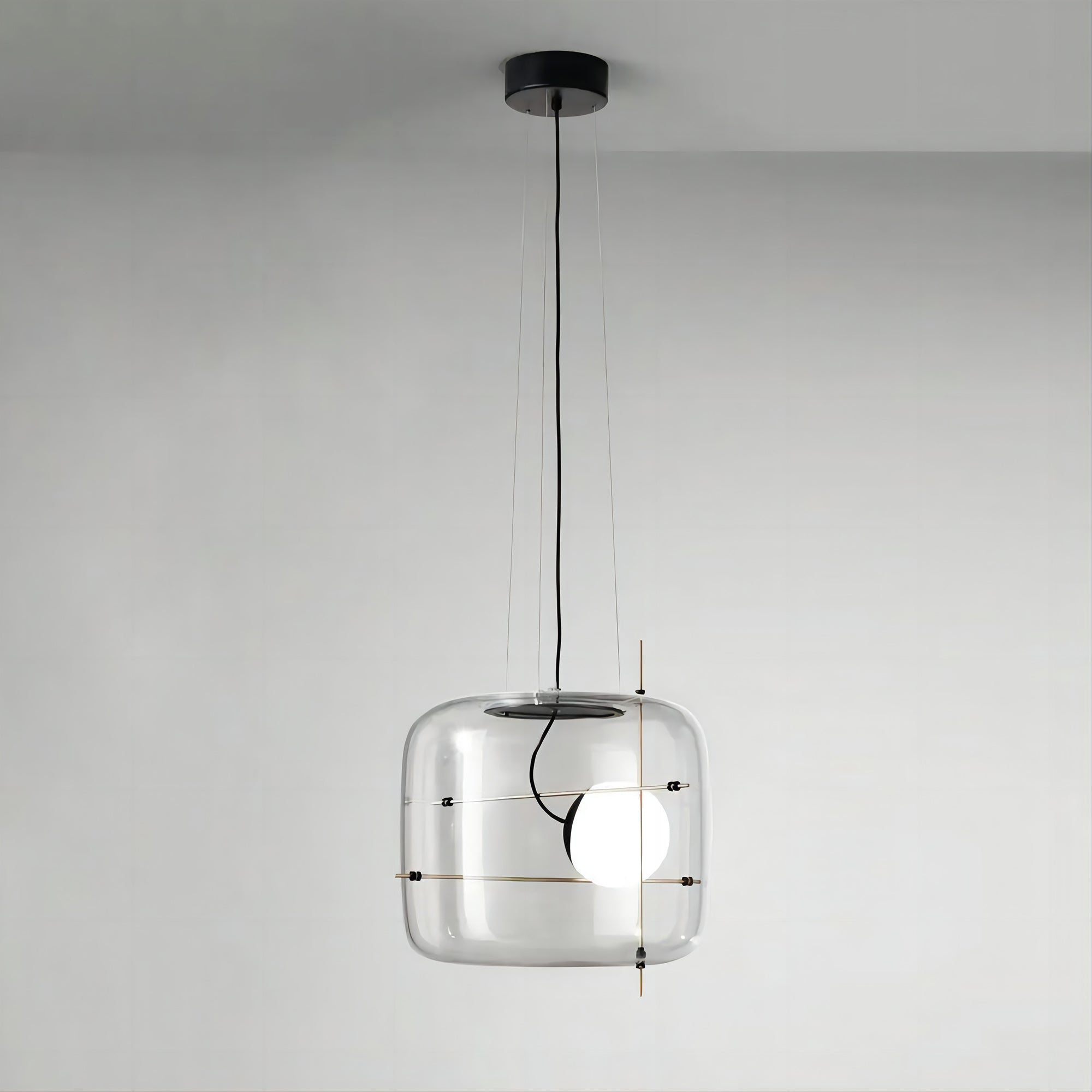 Lune Glass Contemporary Pendant Light - Letslighting