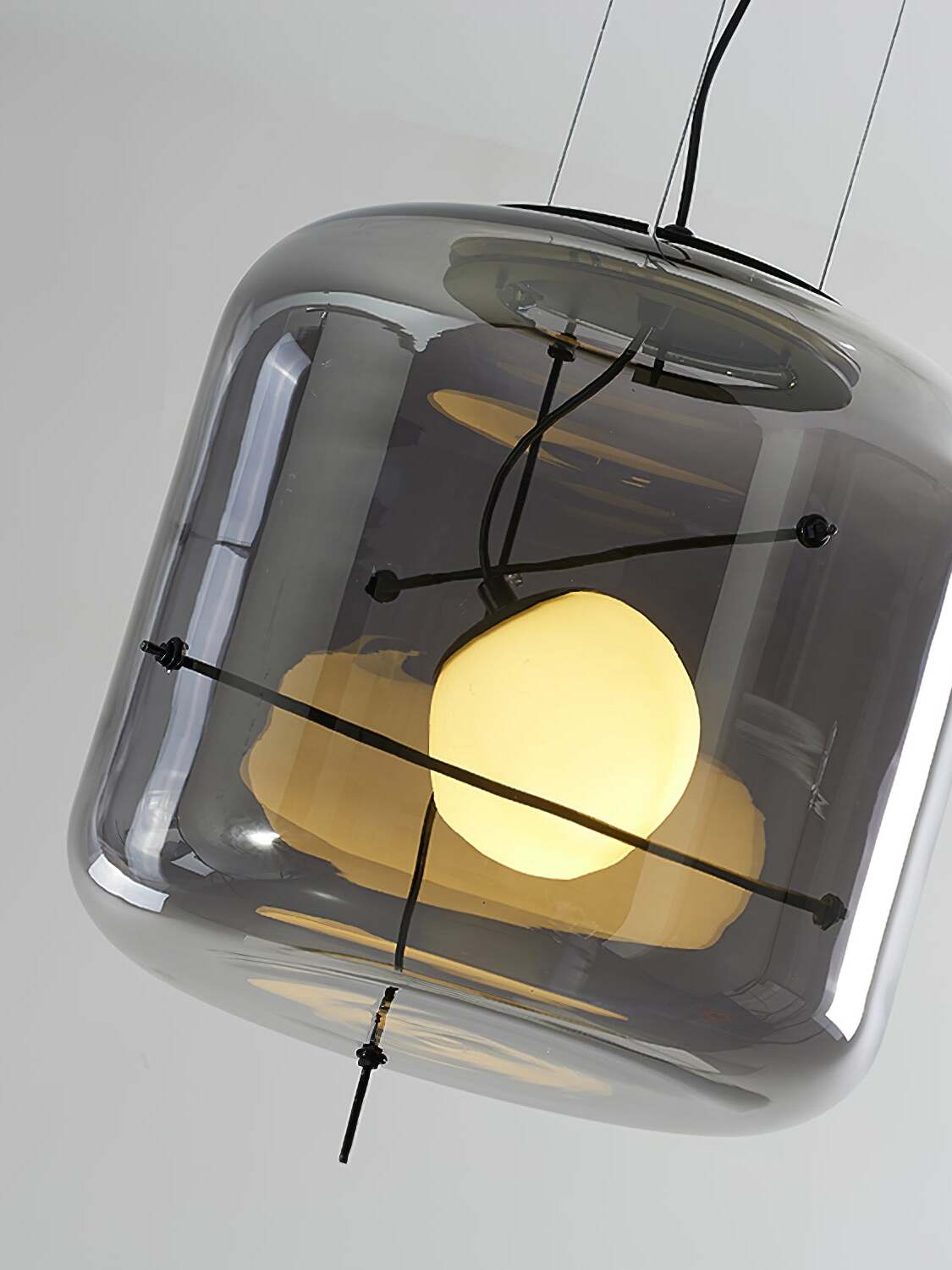 Lune Glass Contemporary Pendant Light - Letslighting