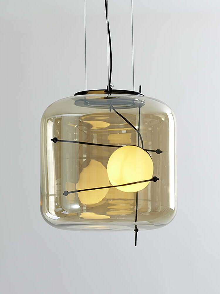 Lune Glass Contemporary Pendant Light - Letslighting