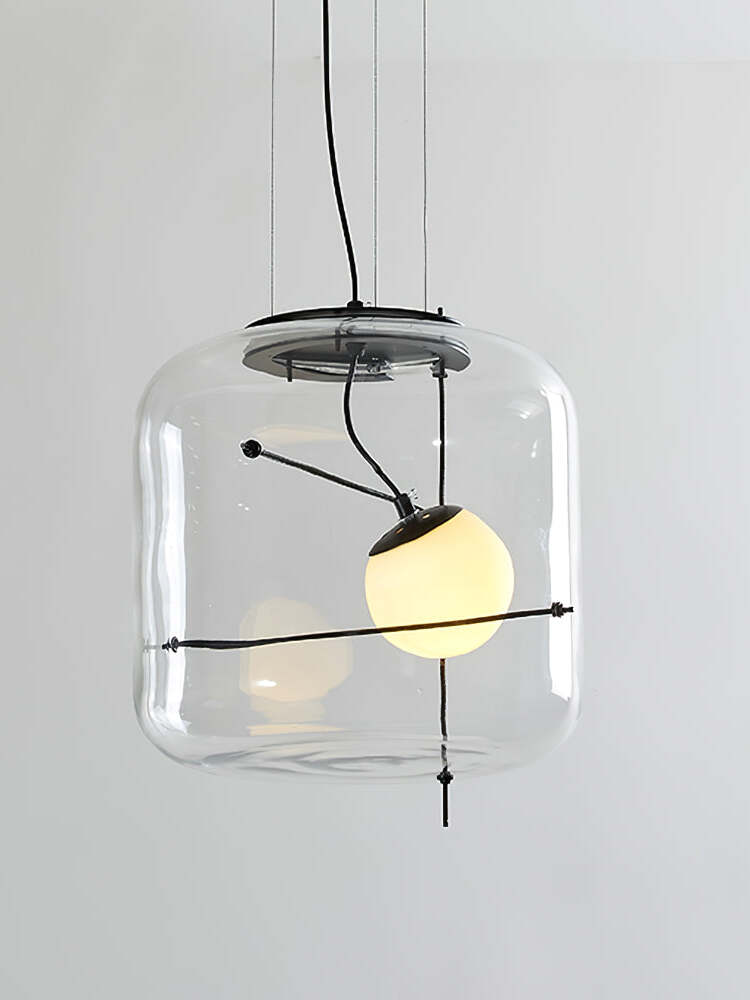 Lune Glass Contemporary Pendant Light - Letslighting