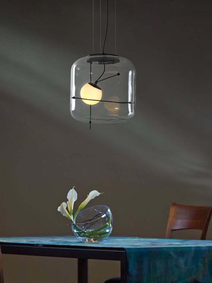 Lune Glass Contemporary Pendant Light - Letslighting