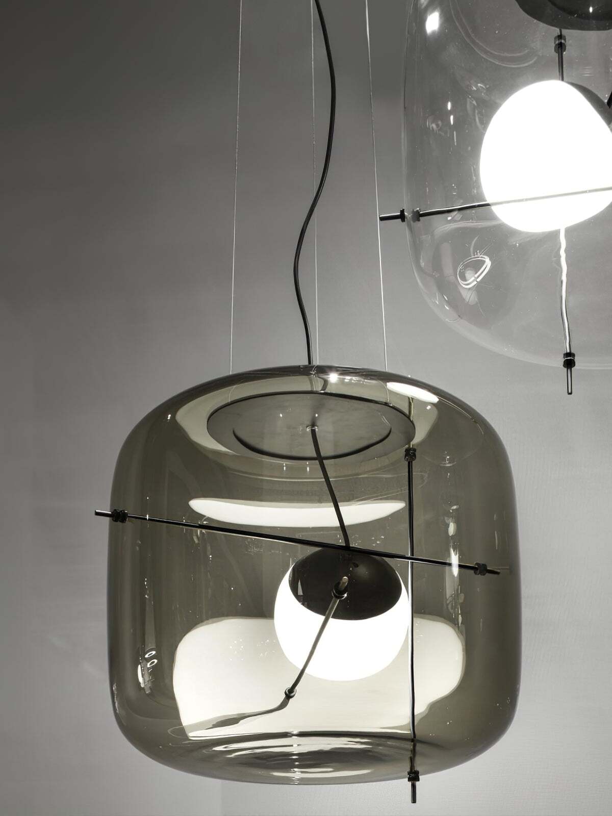 Lune Glass Contemporary Pendant Light - Letslighting