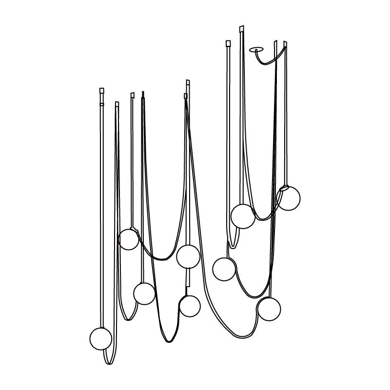 Valentina Multiple Belt Pendant Light - Letslighting