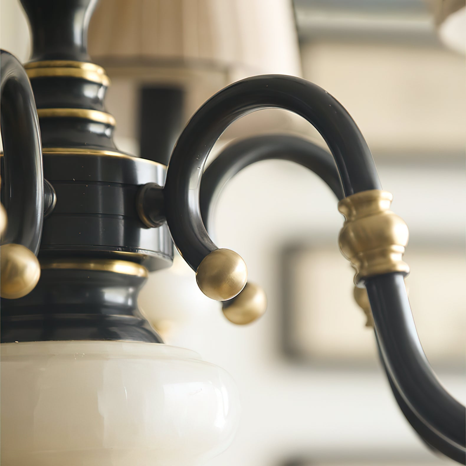 Ivenen Postmodern Luxury Brass Jade Chandelier - Letslighting