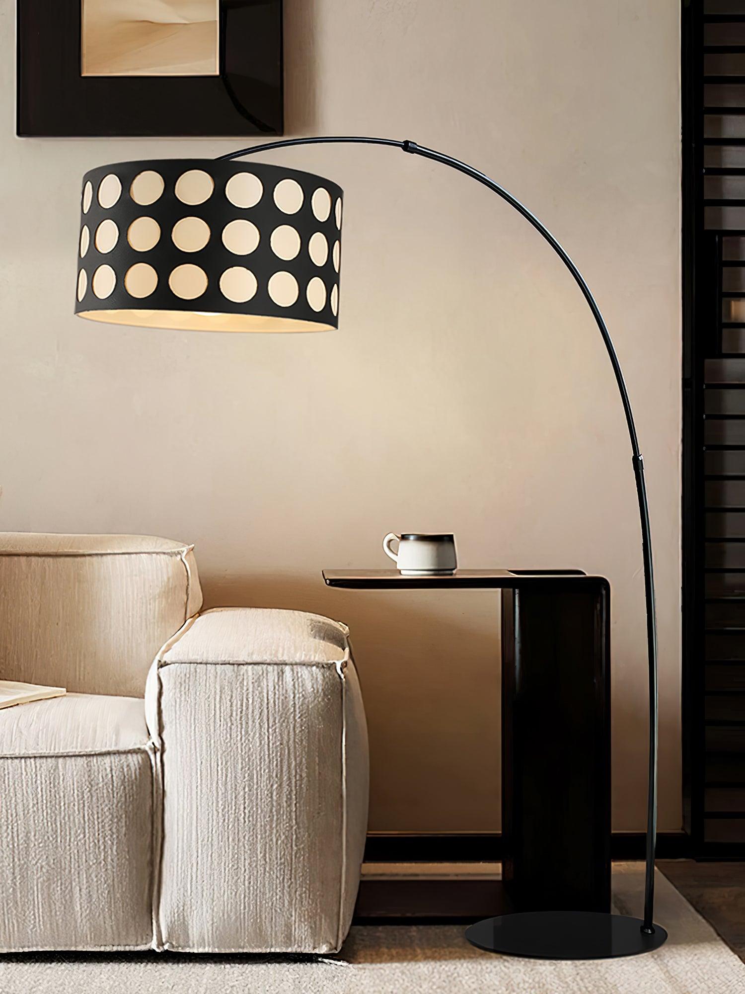 Avmirion Noir Arc Floor Lamp - Letslighting