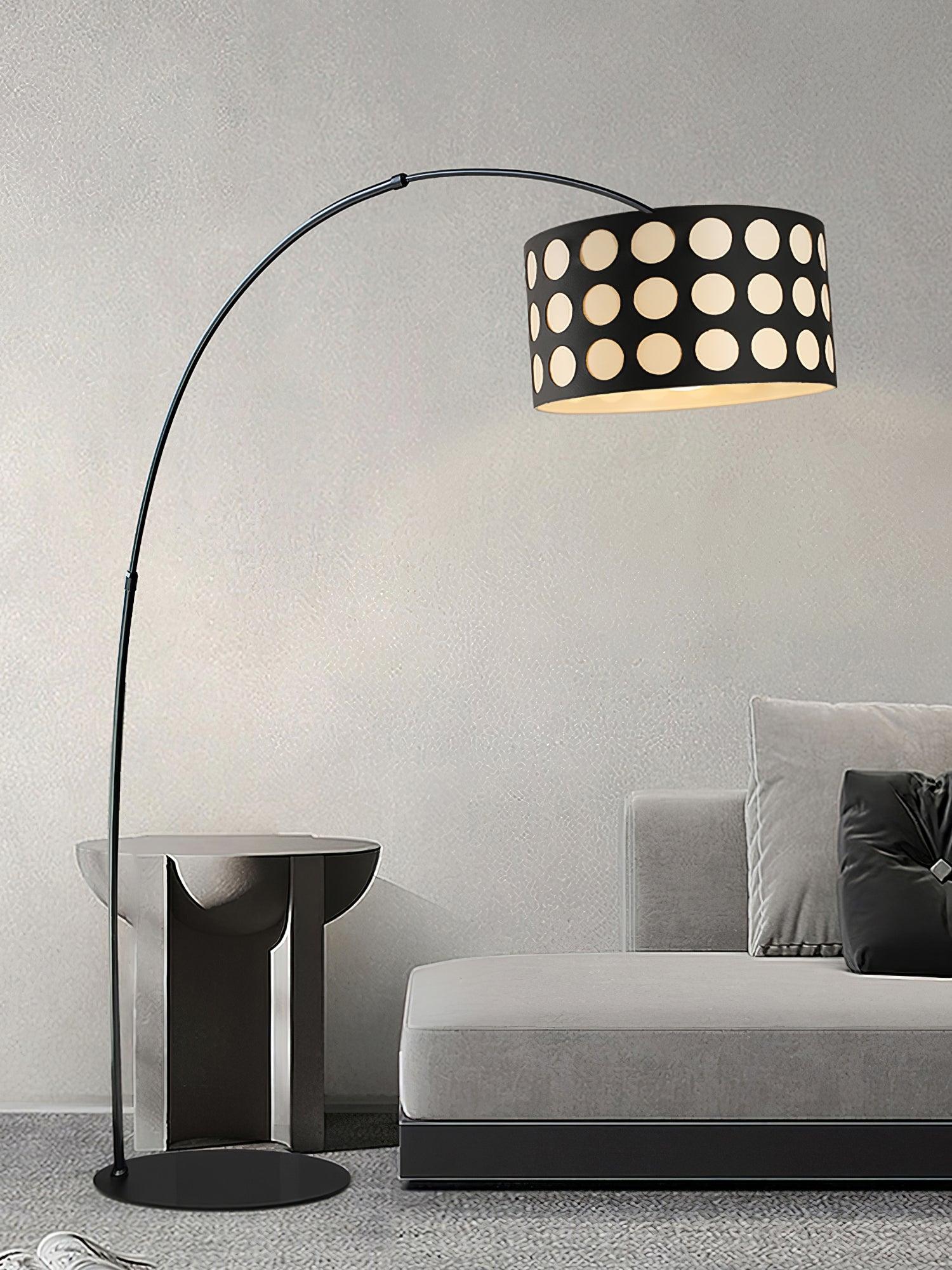 Avmirion Noir Arc Floor Lamp - Letslighting
