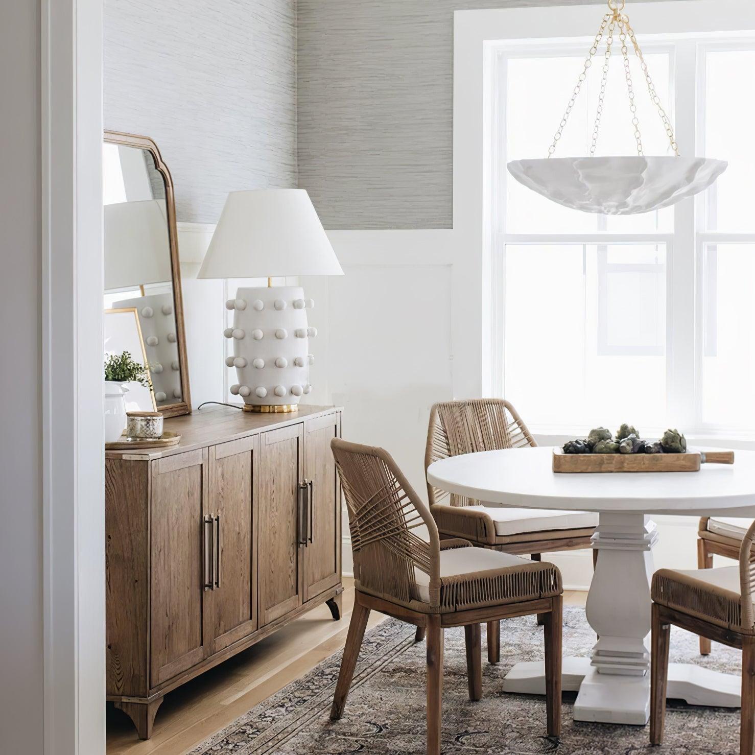 Nexan Ceramic Fabric Table Lamp - Letslighting