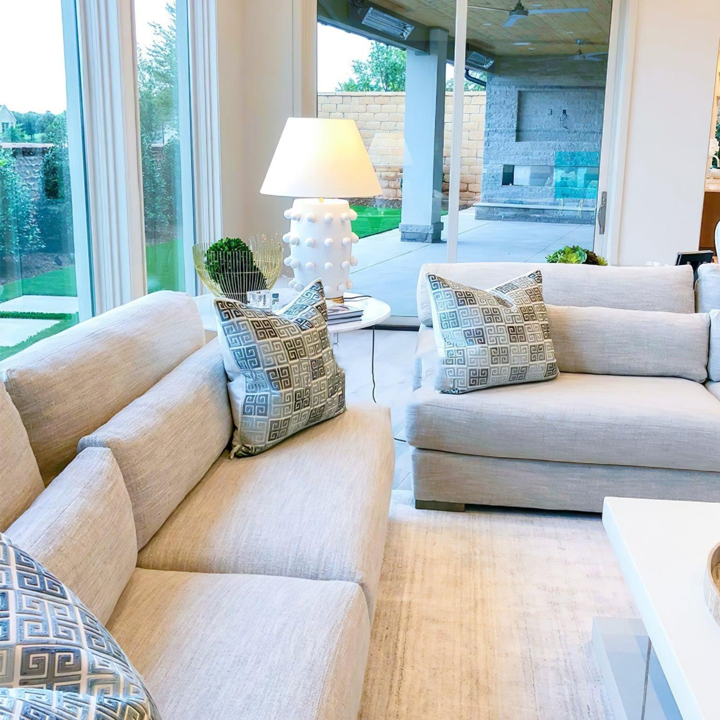 Nexan Ceramic Fabric Table Lamp - Letslighting