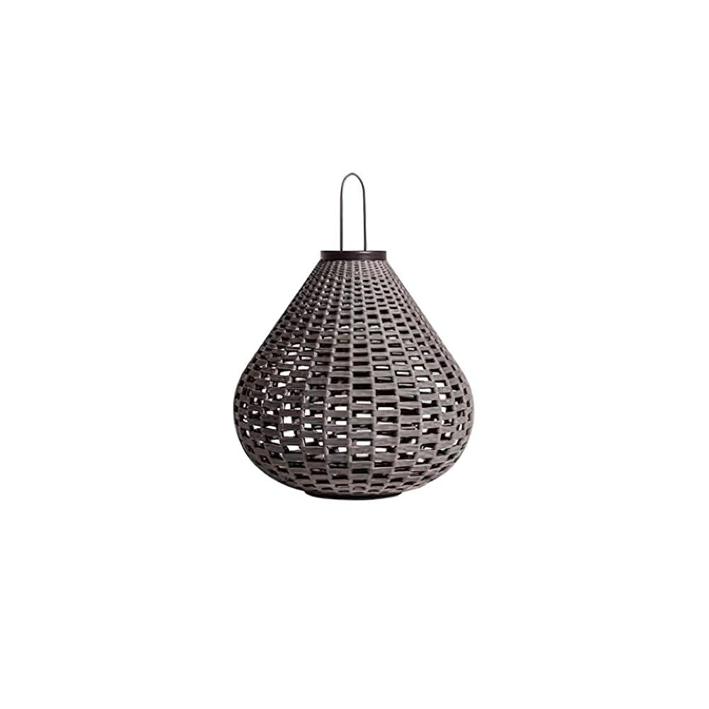 Poltrona Outdoor Lamp Lantern Rattan Teardrop Rustic - Letslighting