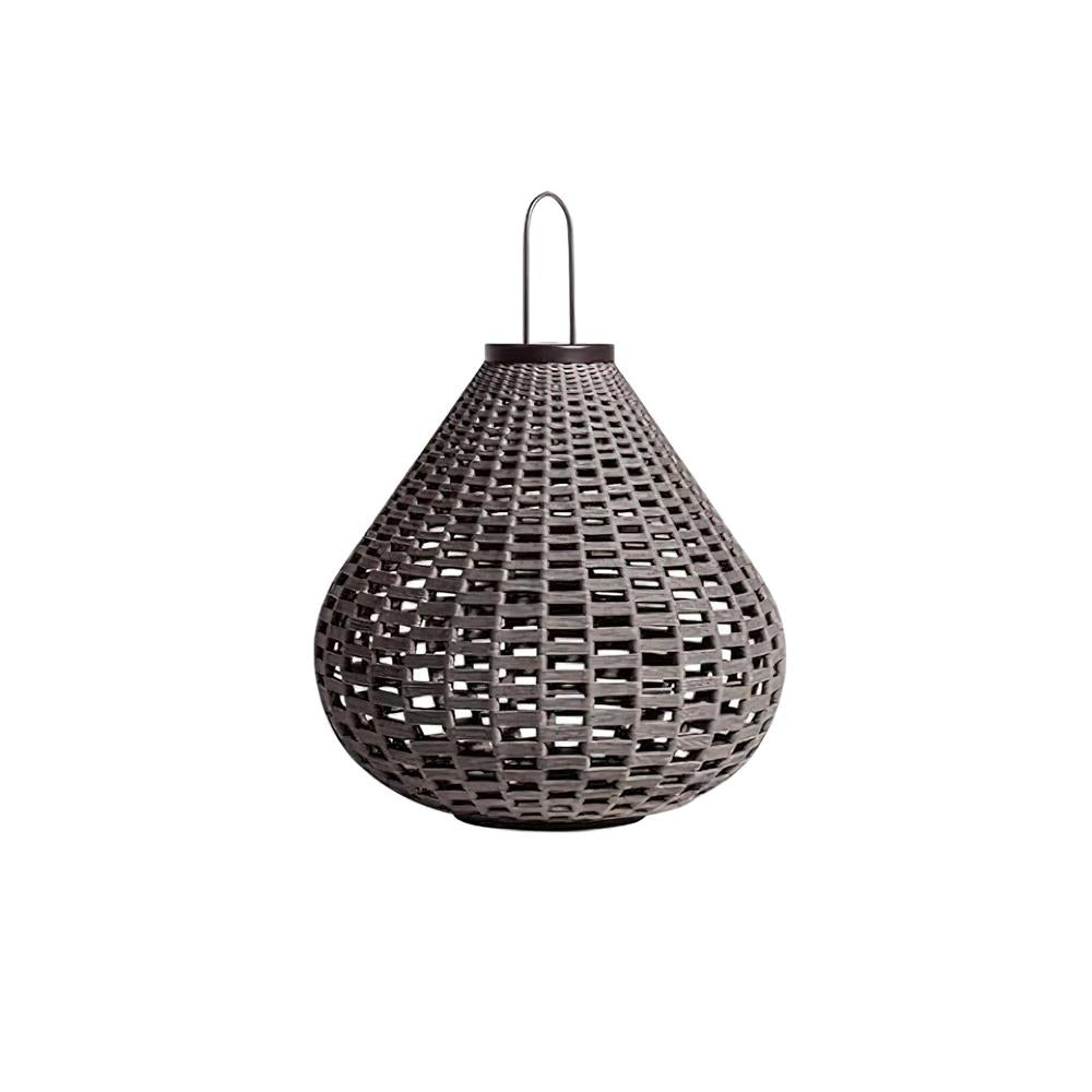 Poltrona Outdoor Lamp Lantern Rattan Teardrop Rustic - Letslighting