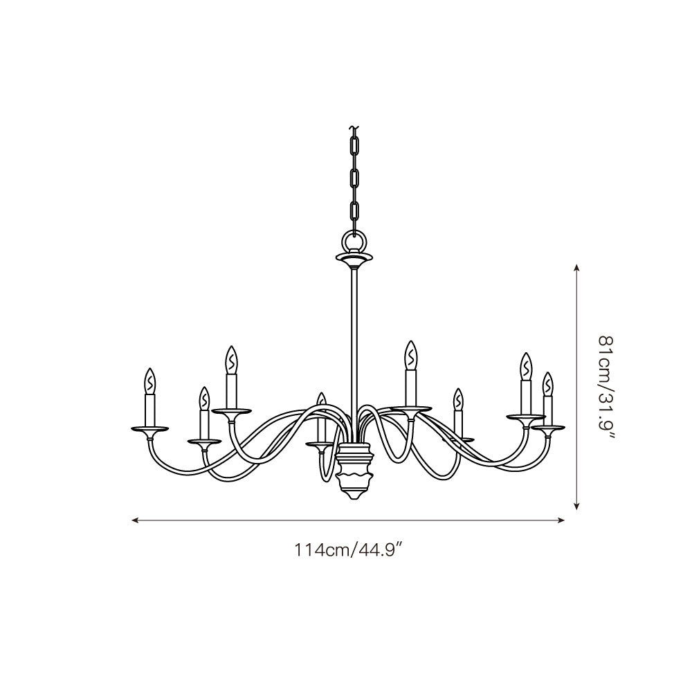 Usolila Vintage Industrial Hill Chandelier - Letslighting
