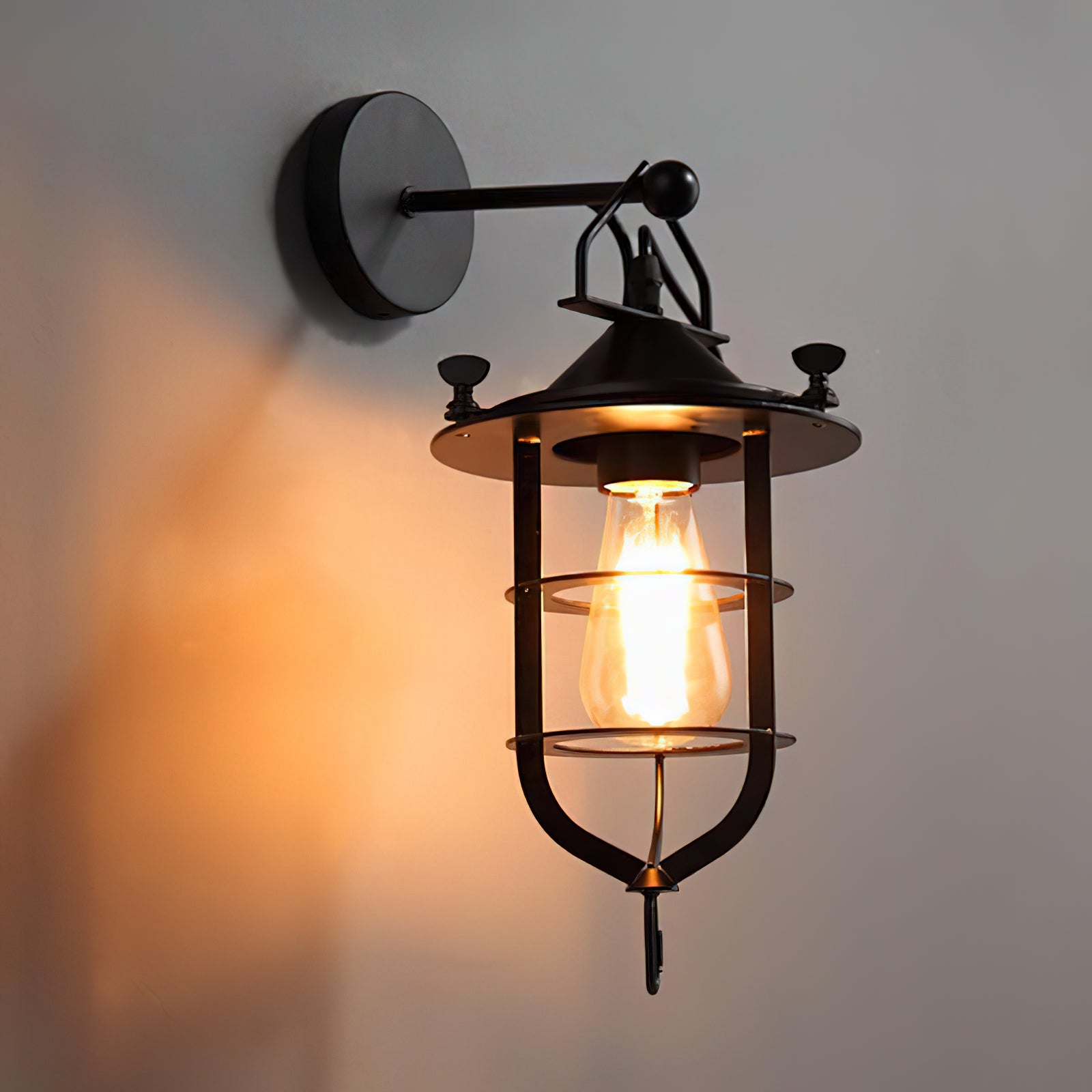 Zatheir Vintage Industrial Classic Wall Lamp - Letslighting
