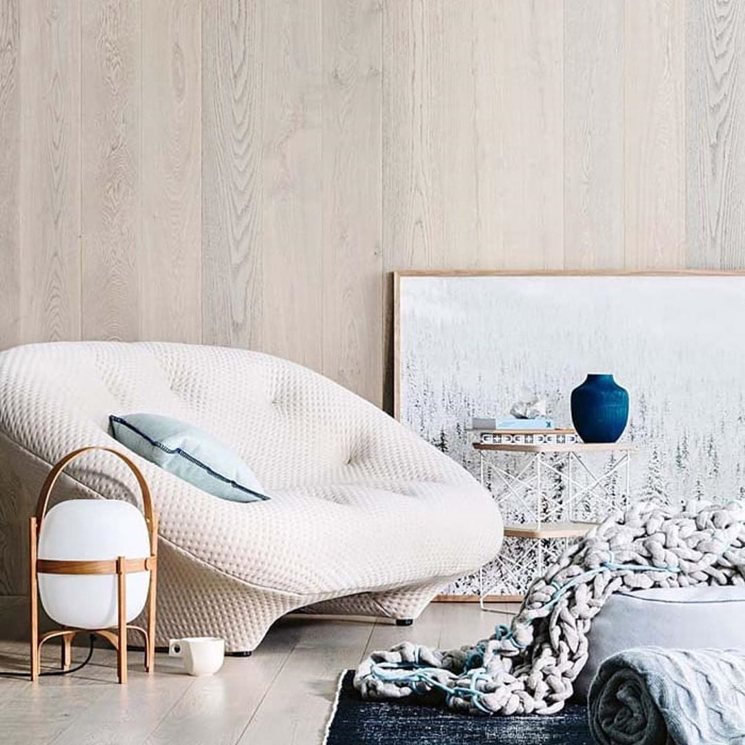 Lethra Wood Glass Table Lamp - Letslighting