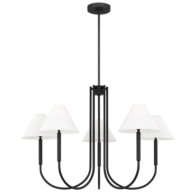 Nycareth Vintage Industrial Fabric Chandelier - Letslighting